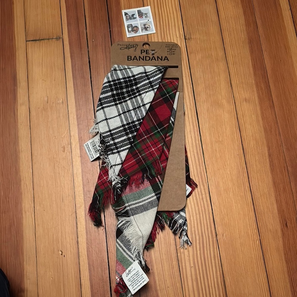 Pendleton Plaid Dog Bandanas Set